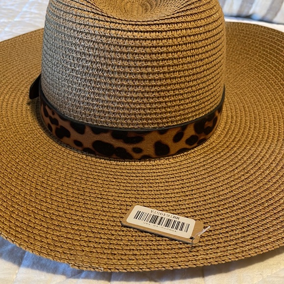 NWT Leopard belted straw hat - Picture 4 of 4